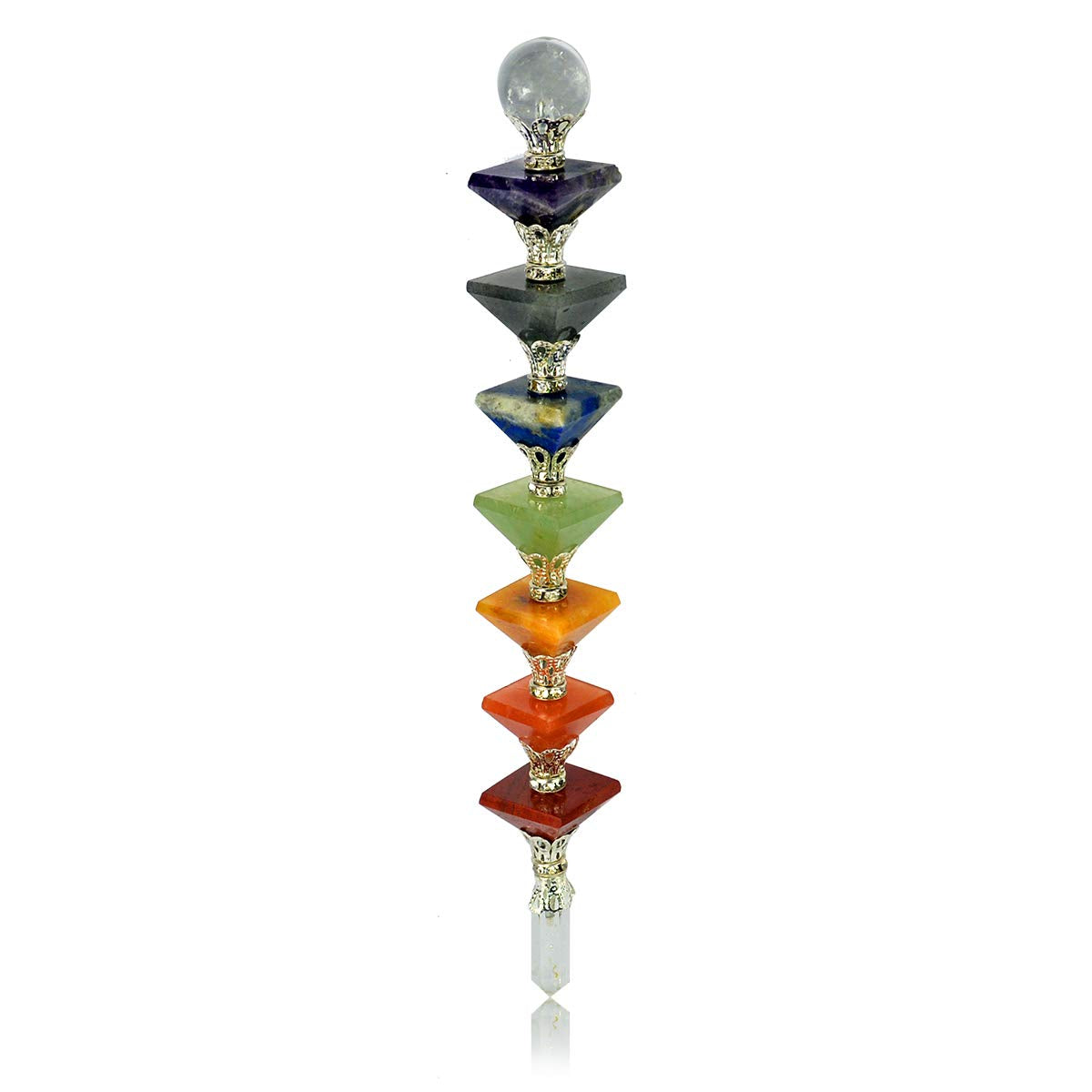 Set of 7 Chakra Crystal Stones | Healing Crystals India