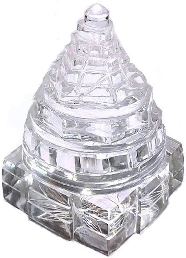 Crystal Quartz Shree Yantra 1 Inches - Healing Crystals India