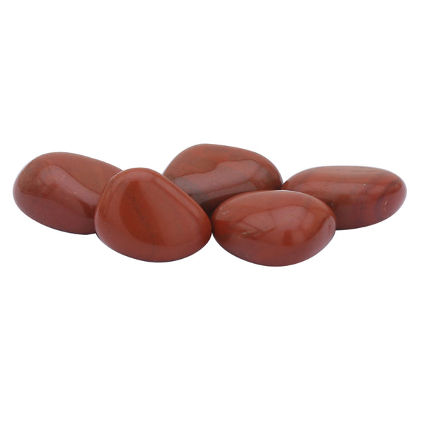 Red Jasper Tumbled 5 Piece - Healing Crystals India