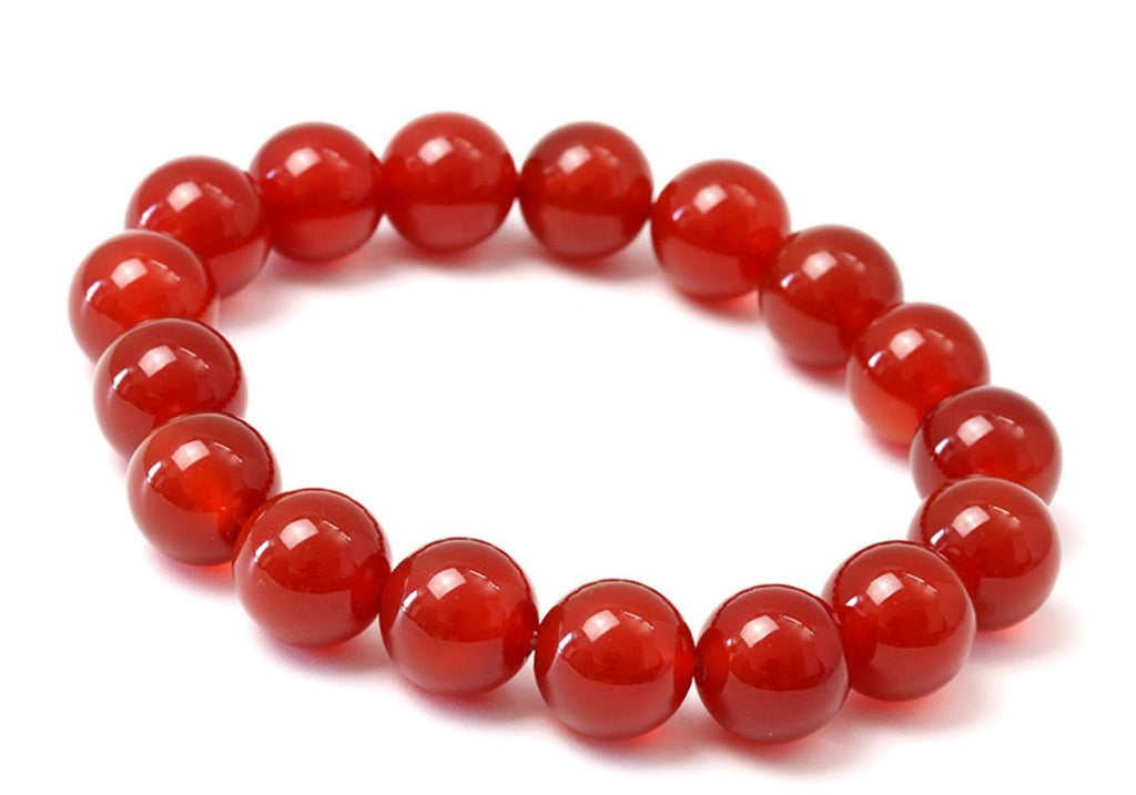 Carnelian Bracelet 10 mm - Healing Crystals India