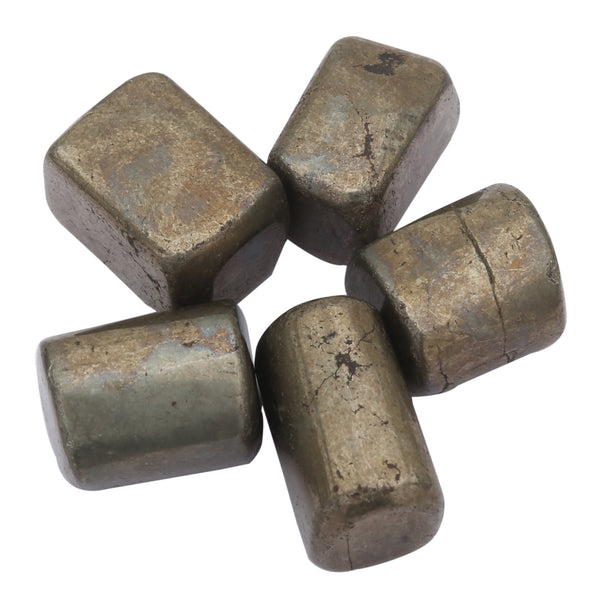Buy certified Pyrite tumbled 5 pieces