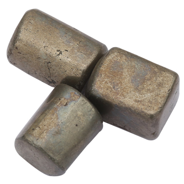 Buy Natural Pyrite tumbled 3 pieces
