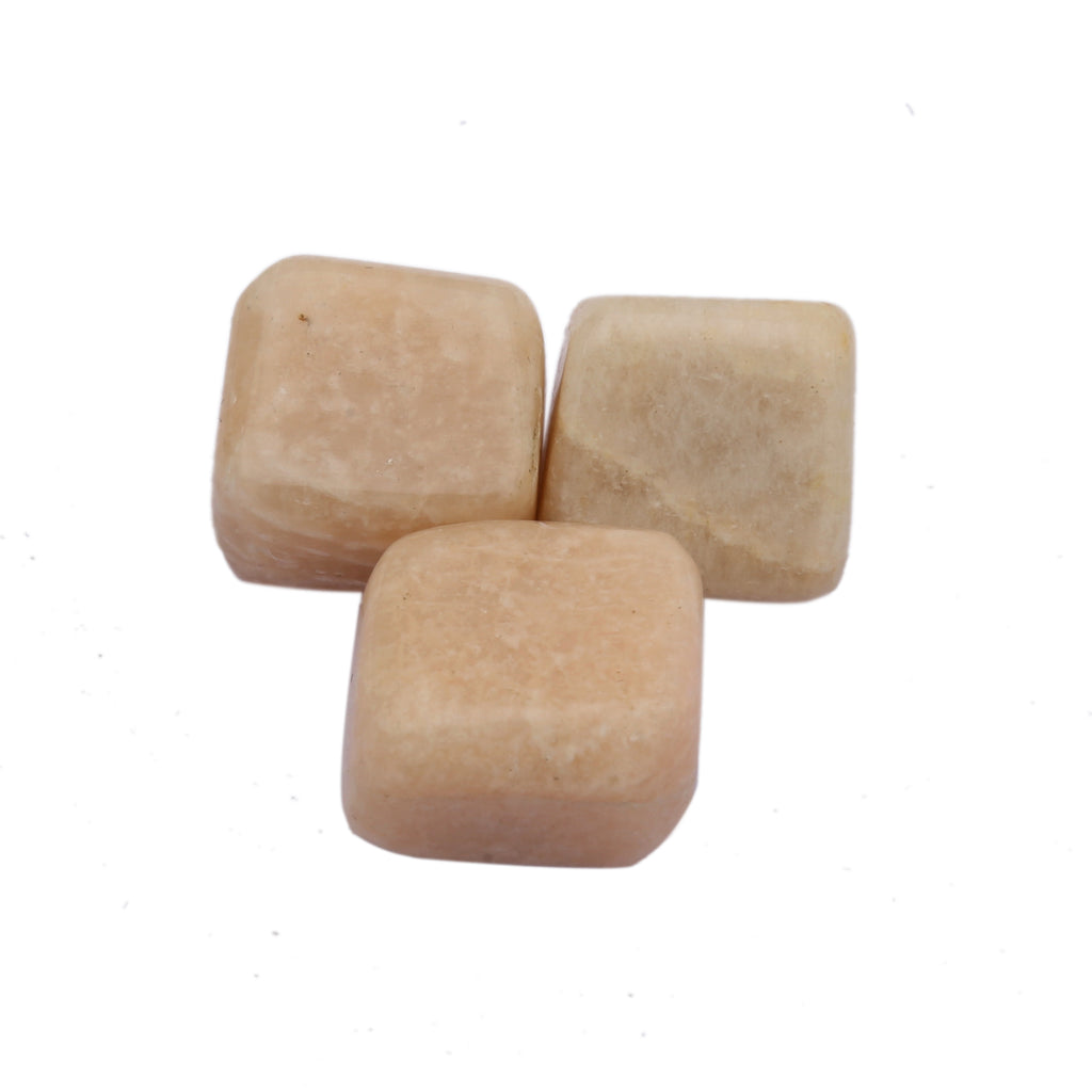 Peach Moonstone Tumbled 3 Piece - Healing Crystals India