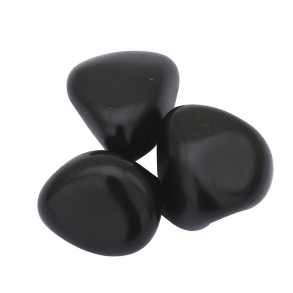 Black Tourmaline 3 Piece Tumbled - Healing Crystals India