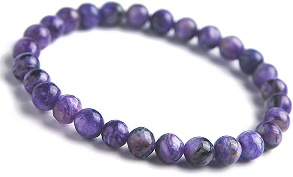 Charoite Bracelet  8 MM - Healing Crystals India