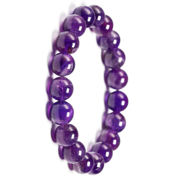 Amethyst Bracelet 8 MM - Healing Crystals India