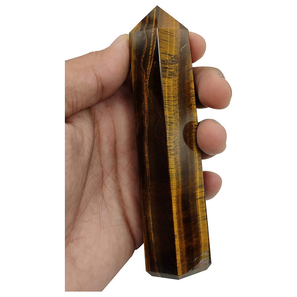 Buy Natural Tiger Eye Pencil Wand 3 Inches