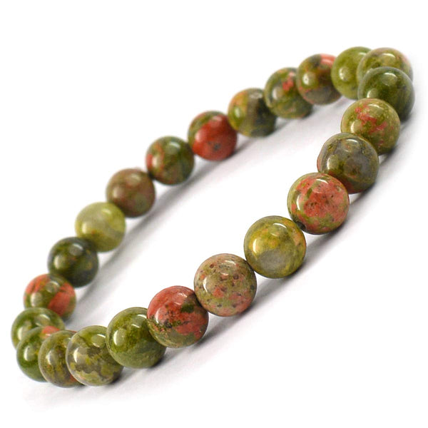 Unakite Bracelet 8MM - Healing Crystals India