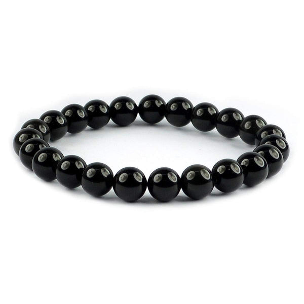 Obsidian Bracelet 8 MM - Healing Crystals India