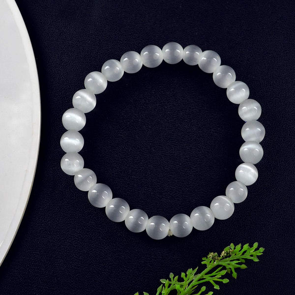 Buy natural White Selenite crystal Bracelet