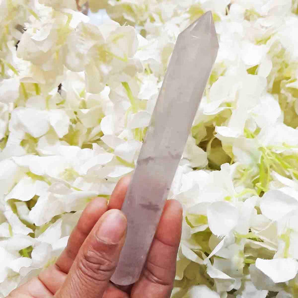 Crystal Quartz Massage Wand 3 Inches - Healing Crystals India