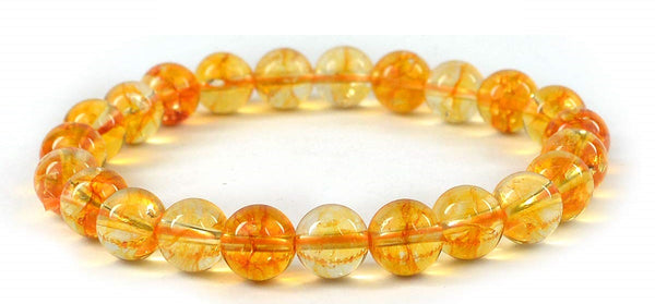 Citrine Bracelet 8 MM - Healing Crystals India