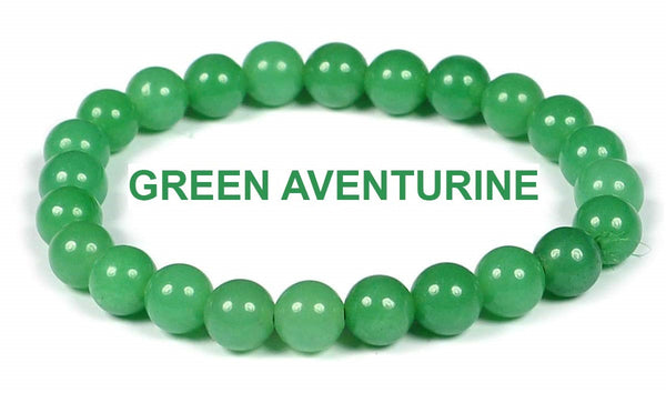 Green Aventurine Bracelet 8 MM - Healing Crystals India