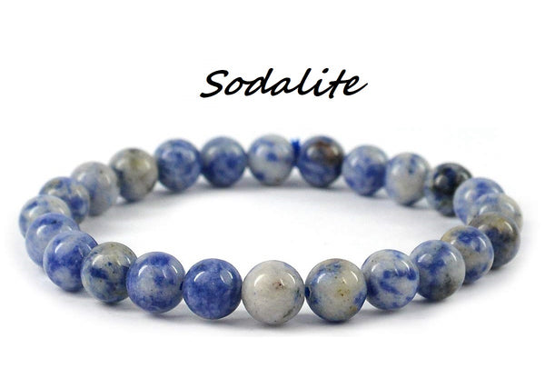 Sodalite Bracelet 8 MM - Healing Crystals India