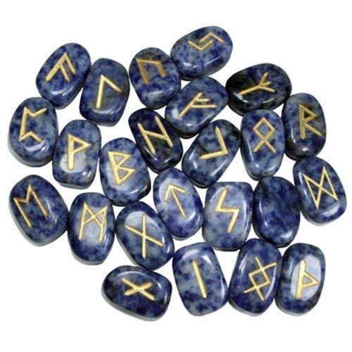 Sodalite Tumbled Runes - Healing Crystals India