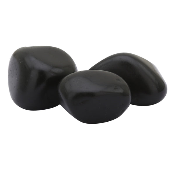 Black Tourmaline 3 Piece Tumbled - Healing Crystals India