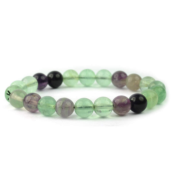 Buy natural Multi Fluorite crystal Bracelet 10 MM