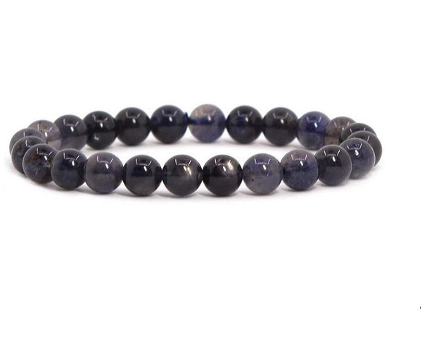 Iolite Bracelet 8 MM - Healing Crystals India