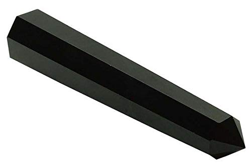 Black Tourmaline Pencil Wand 3 Inches - Healing Crystals India