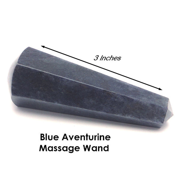 Buy natural Blue Aventurine crystal Massage Wand