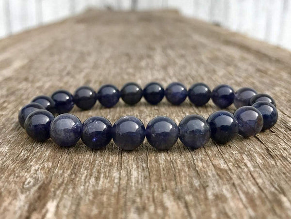 Iolite Bracelet 8 MM - Healing Crystals India