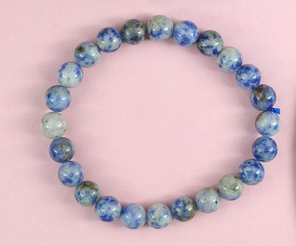 Sodalite Bracelet 8 MM - Healing Crystals India