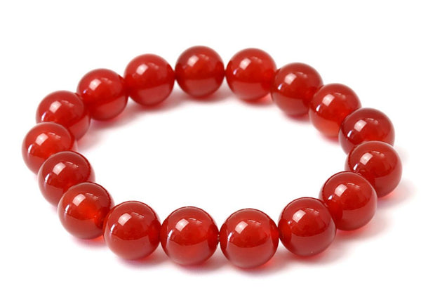 Carnelian Bracelet 10 mm - Healing Crystals India