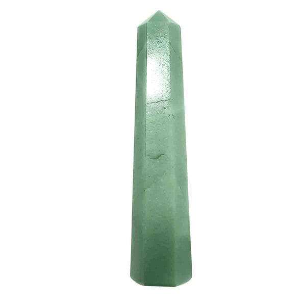 Green Aventurine Pencil Wand 4 Inches - Healing Crystals India