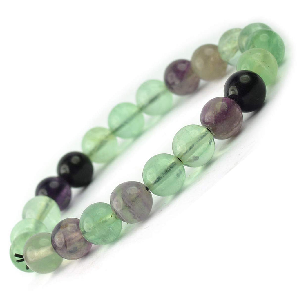 Buy natural Multi Fluorite crystal Bracelet 10 MM