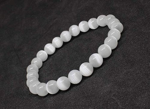 Buy natural White Selenite crystal Bracelet