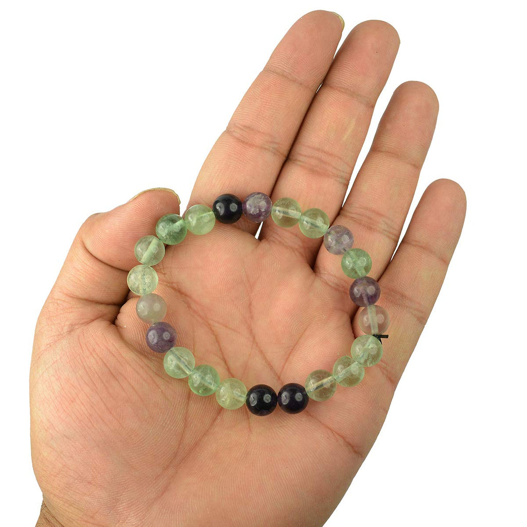 Buy natural Multi Fluorite crystal Bracelet 10 MM