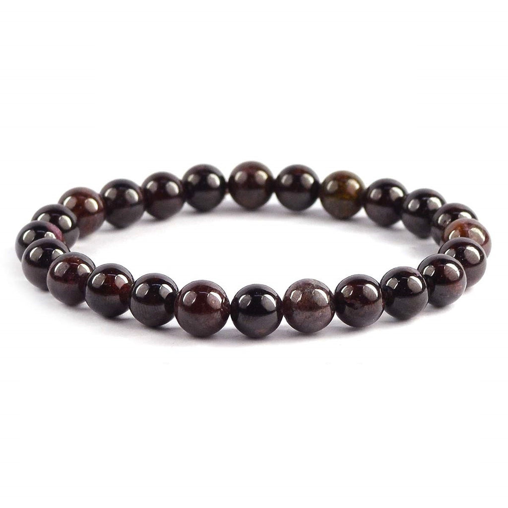 Natural Genuine Garnet Garnet Bracelet Womens Single Circle Small Particle  Slim Bracelet Womens Stone Wine Red Rose Red  Lazada PH