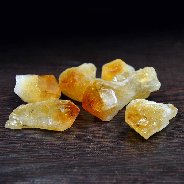 Natural Citrine crystal Rough Stones