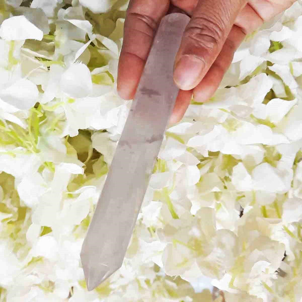 Crystal Quartz Massage Wand 3 Inches - Healing Crystals India
