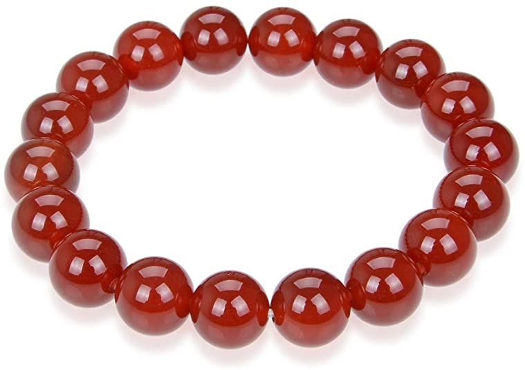 Carnelian Bracelet 10 mm - Healing Crystals India