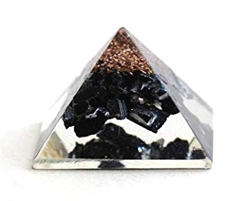 Buy Natural Black Tourmaline Orgone Pyramid Gemstone
