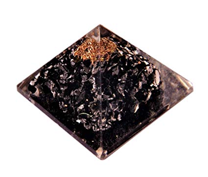 Buy Natural Black Tourmaline Orgone Pyramid Gemstone