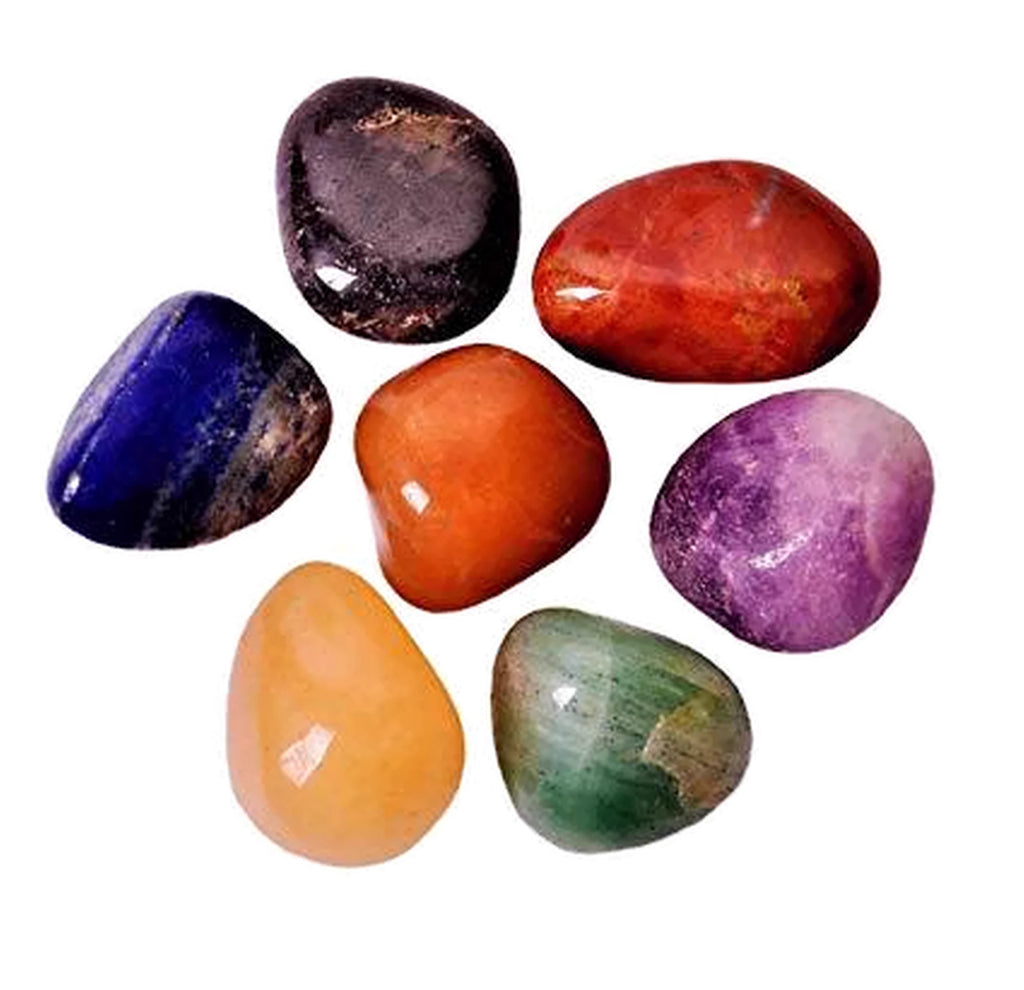 Buy Certified Seven Chakra Tumbled Set