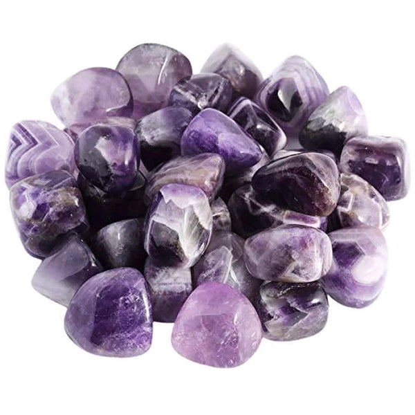 Amethyst 10 Piece Tumbled - Healing Crystals India