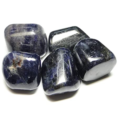 Iolite Tumbled 5 Pieces - Healing Crystals India