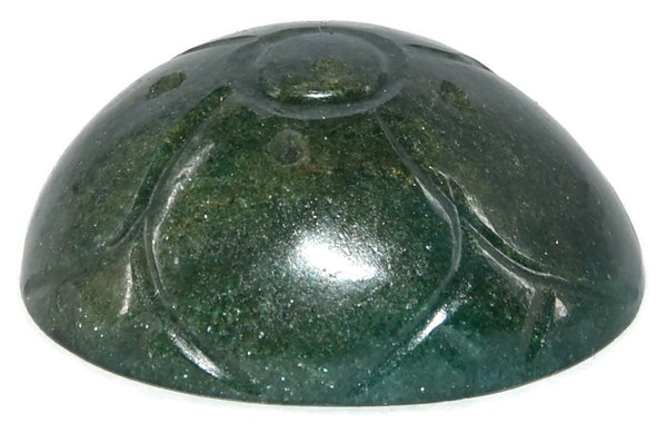 Dark Green Aventurine Agarbatti Stand 1.8 Inches - Healing Crystals India