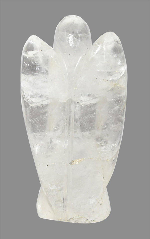Crystal Quartz Angle Figurine 4.5 Inches - Healing Crystals India