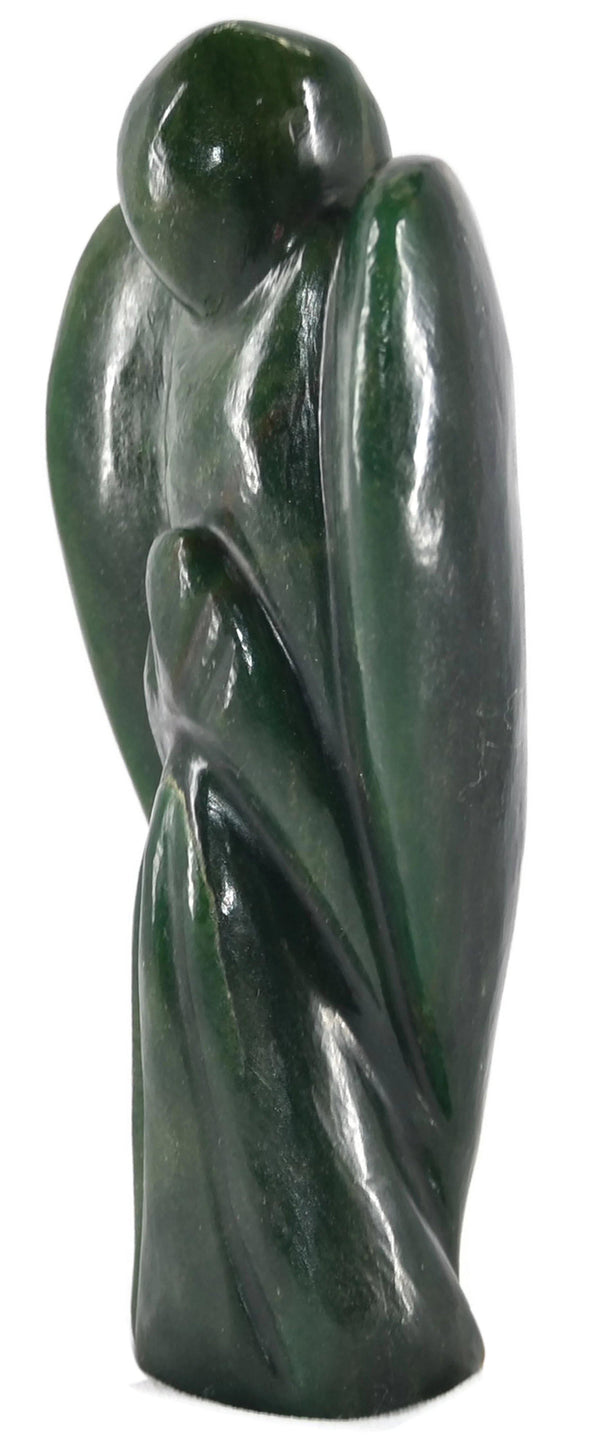 Dark Green Aventurine Angle Figurine 4.8 Inches - Healing Crystals India