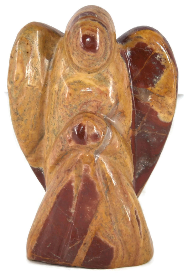 Buy Certified Red Jasper Angel Figurine Gemstone - Style 7