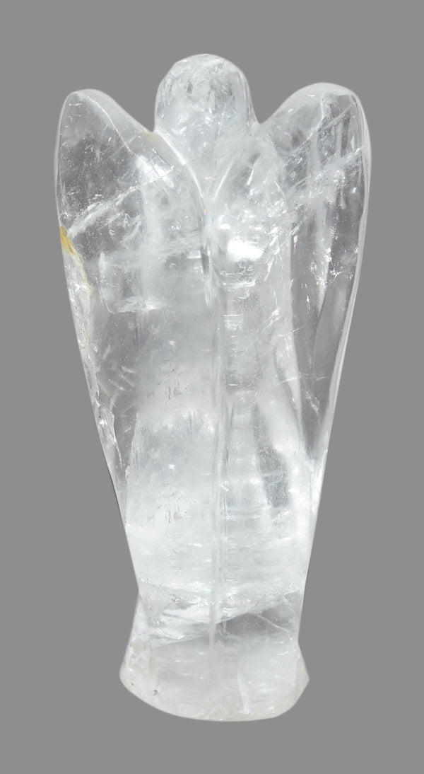 Crystal Quartz Angle Figurine 6 Inches - Healing Crystals India