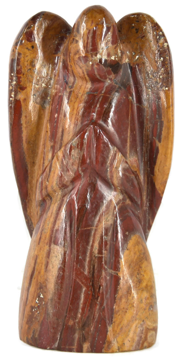 Buy Certified Red Jasper Angel Figurine Gemstone - Style 3
