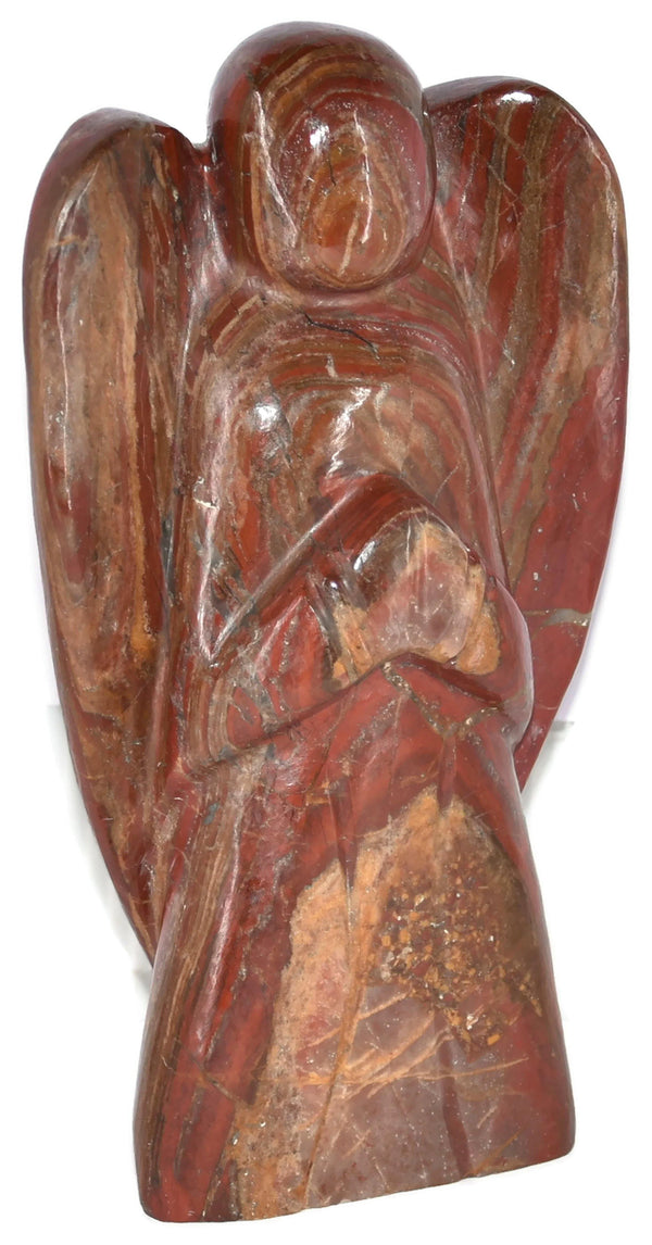 Buy Certified Red Jasper Angel Figurine Gemstone - Style 4