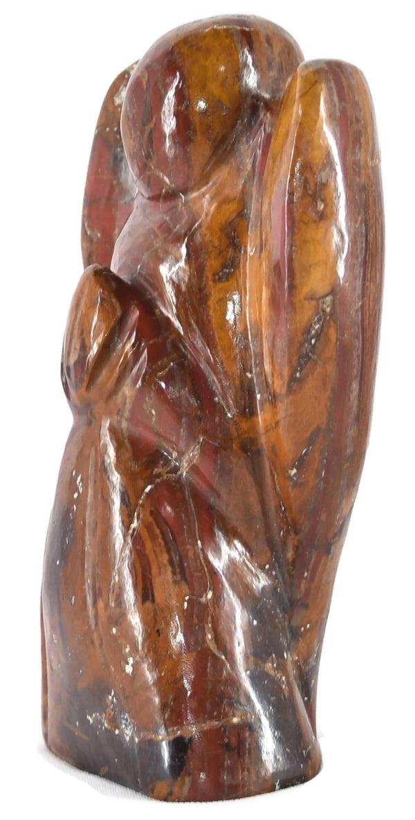 Buy Certified Red Jasper Angel Figurine Gemstone - Style 5