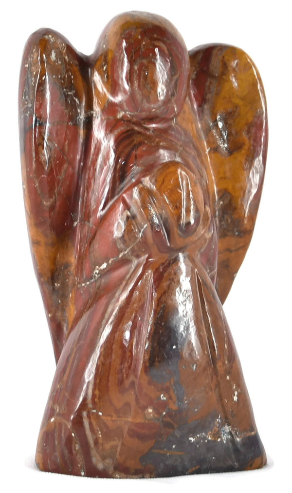 Buy Certified Red Jasper Angel Figurine Gemstone - Style 5