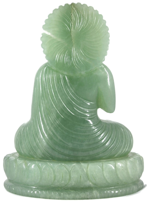 Green Aventurine Buddha Statue - Healing Crystals India